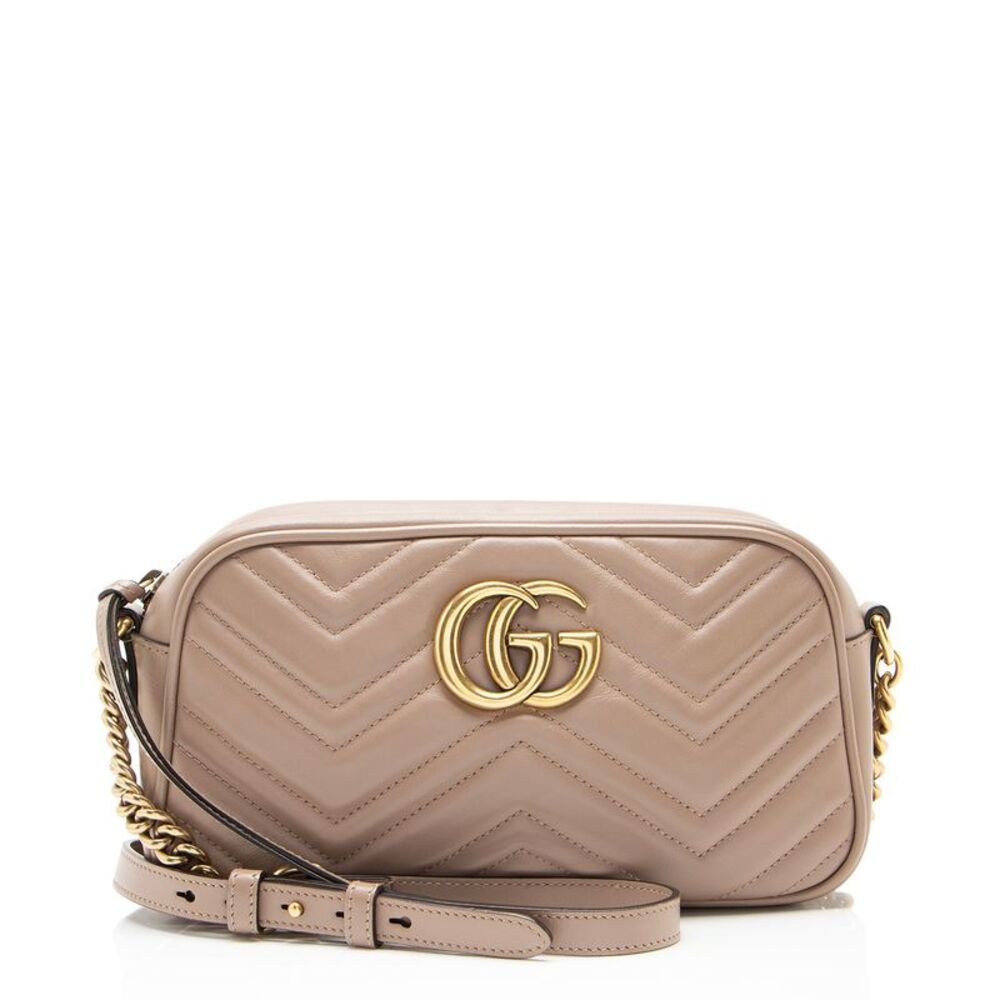 Gucci Matelasse Leather GG Marmont Small Camera Bag